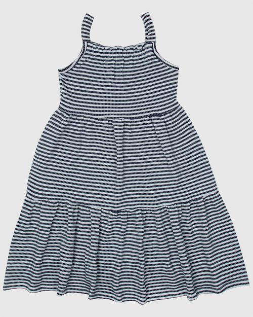 Vestido Infantil Midi Marias Em Malha Texturizada Malwee Kids