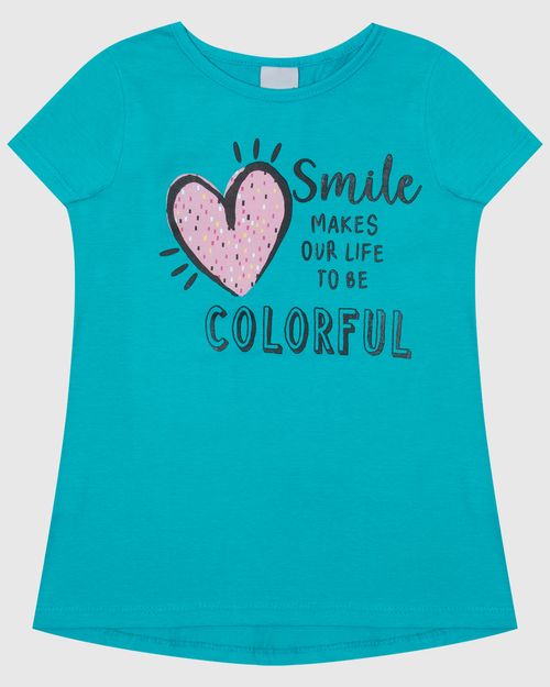 Blusa Infantil Menina Mullet Em Algodão Malwee Kids