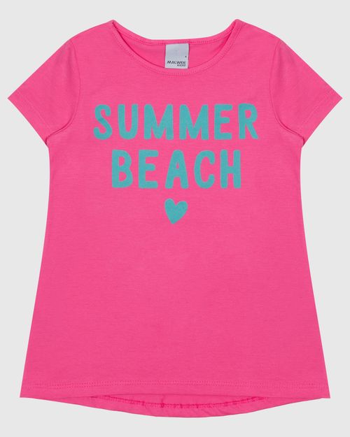Blusa Infantil Menina Mullet Em Algodão Malwee Kids