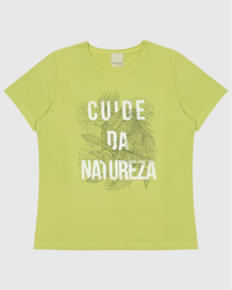 Camiseta Infantil Menino Com Estampa Frontal Em Algodão Malwee Kids