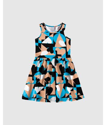 Vestido Infantil Estampado Em Algodão Malwee Kids