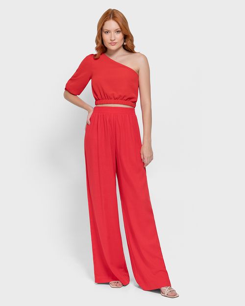 Blusa Cropped Feminina Decote Ombro Só Em Malha Texturizada - ENFIM