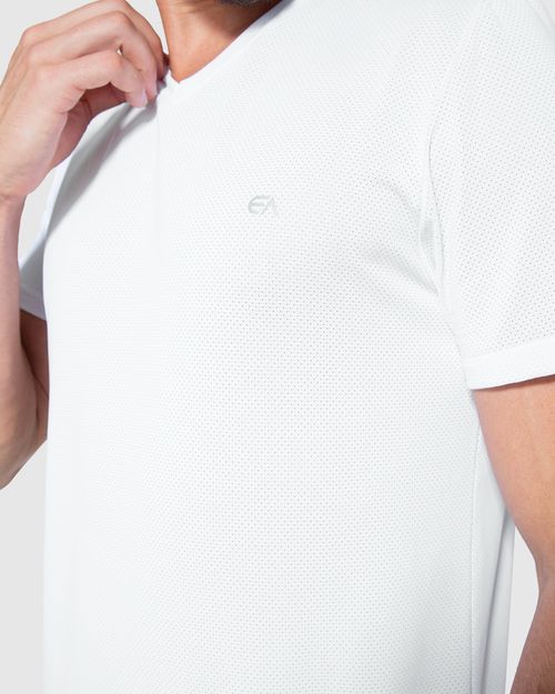 Camiseta Masculina Mullet Decote V Em Malha Dry - ENFIM