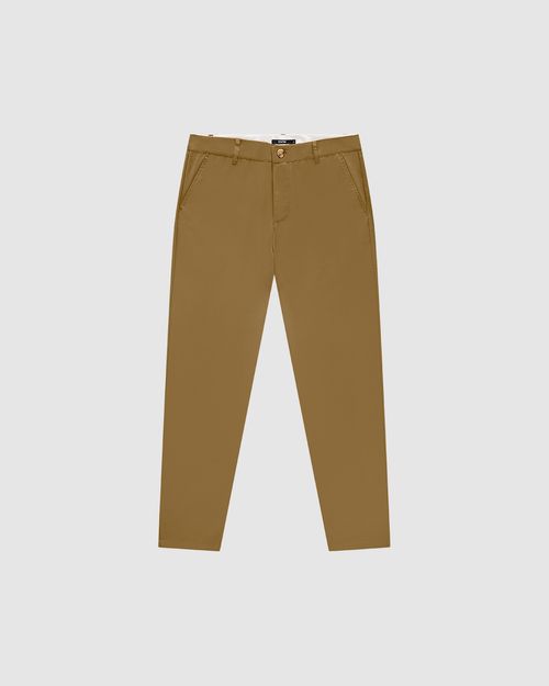 Calça Reta Masculina Bolso Embutido Em Algodão Com Elastano - ENFIM