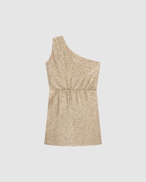 Vestido Feminino Decote Ombro Só Em Paetê - ENFIM