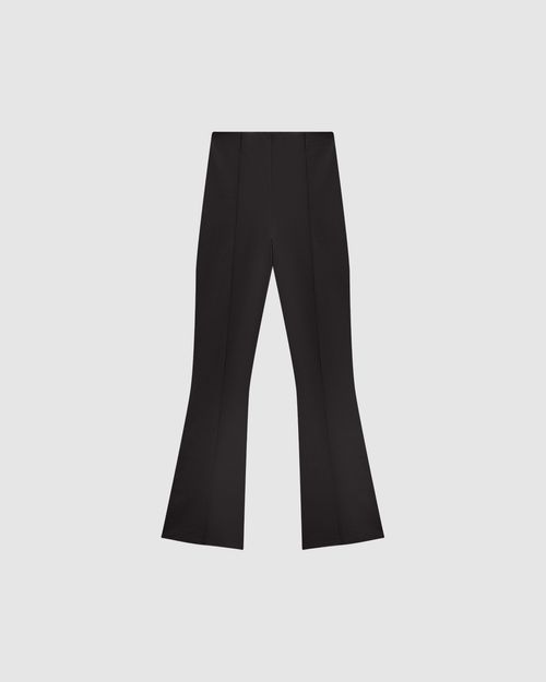 Calça Feminina Bootcut Em Malha Interlock - ENFIM