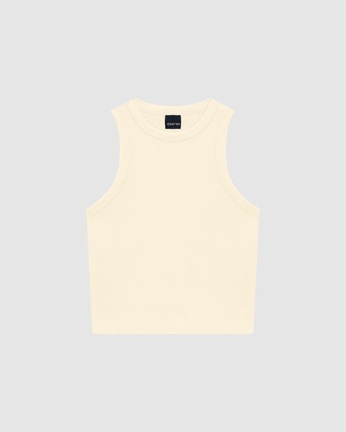 Regata Feminina Decote Halter Neck Em Ribana - ENFIM