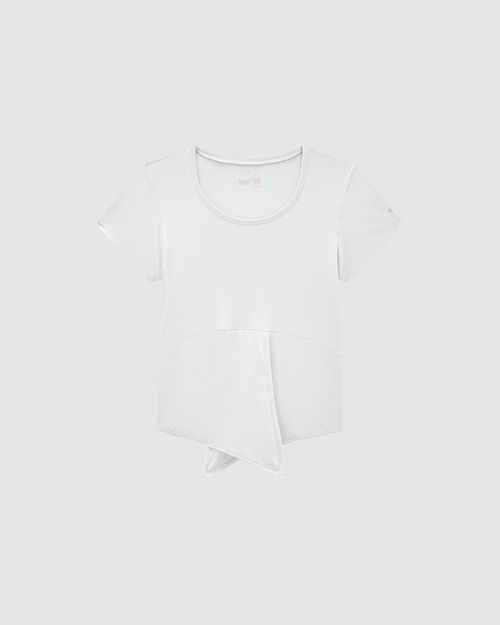 Blusa Feminina Recorte Para Amarração Em Malha Dry E Proteção UV50+ - ENFIM