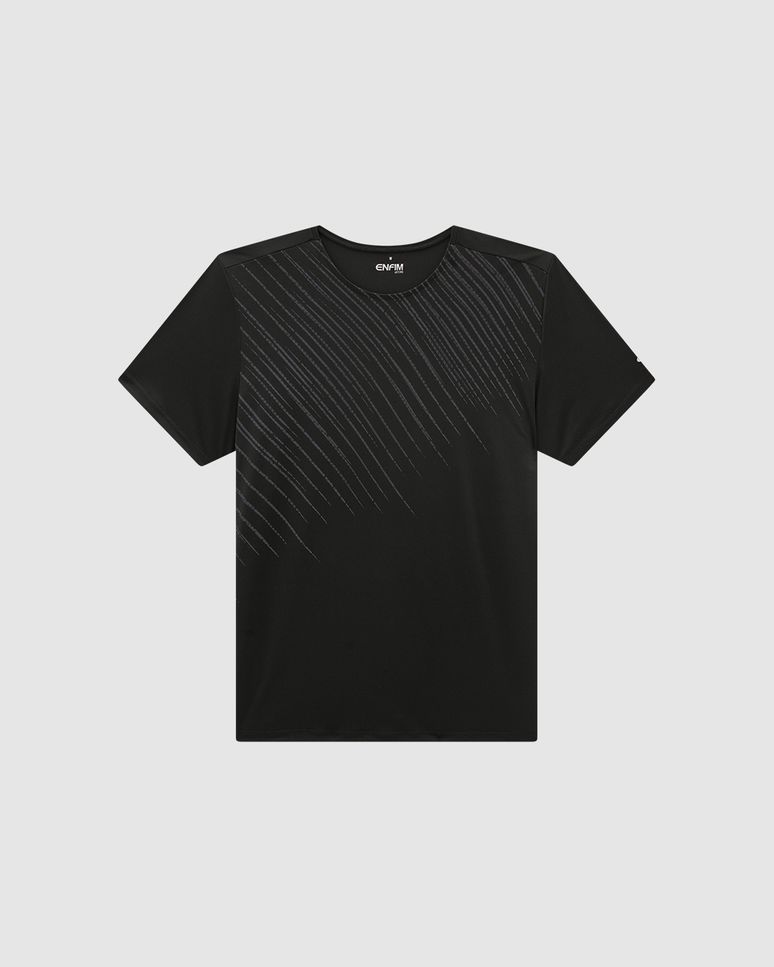 Camiseta Masculina Estampa Abstrata Em Malha Dry E Proteção UV50+ - ENFIM