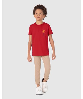 Camiseta Infantil Menino Estampa Frente E Costas Avengers Malwee Kids