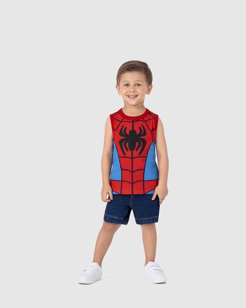 Regata Infantil Menino Homem-Aranha Go Spidey! Malwee Kids