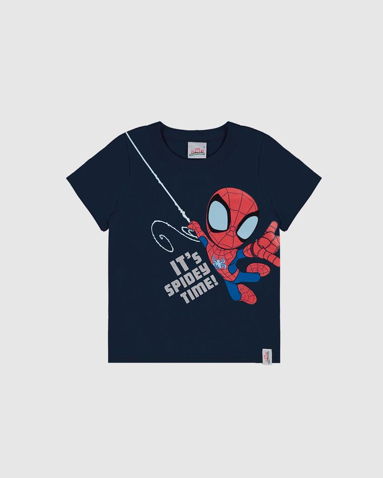 Camiseta Infantil Menino Especial Homem-Aranha Em Algodão Malwee Kids
