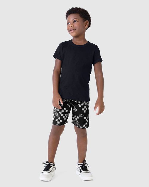 Bermuda Infantil Menino Estampada Em Microfibra Malwee Kids