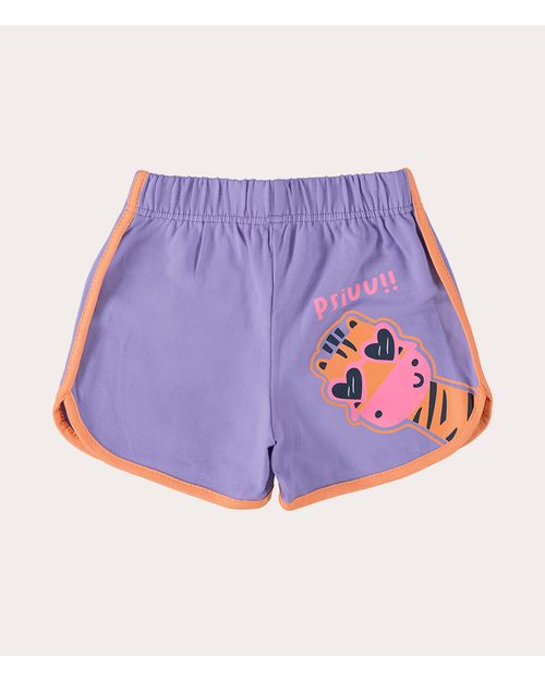 Conjunto Infantil Menina Vamos Patinar! Em Algodão Malwee Kids