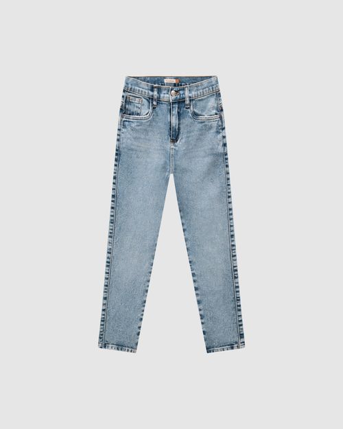 Calça Menino Slim Em Jeans Com Elastano - Carinhoso