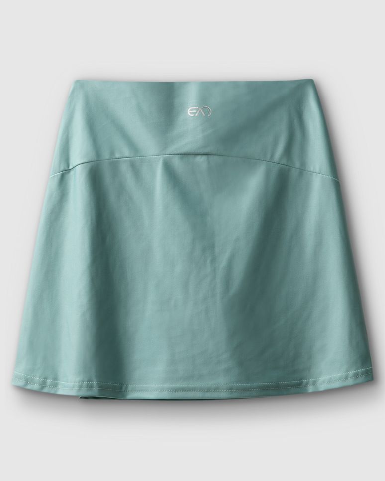 Shorts Saia Feminino Evasê Em Malha Poliamida Stretch - ENFIM