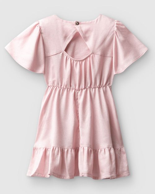 Vestido Menina Bordado Lantejoulas Em Viscose Lurex - Carinhoso