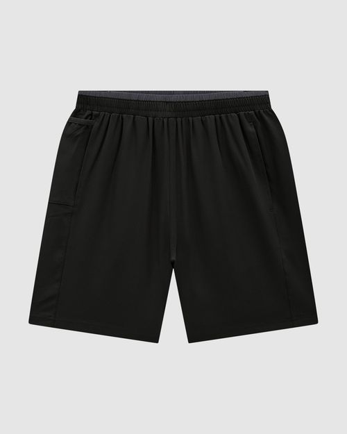 Shorts Reto Masculino Bolso Costas Zíper Em Tafetá Com Elastano - ENFIM