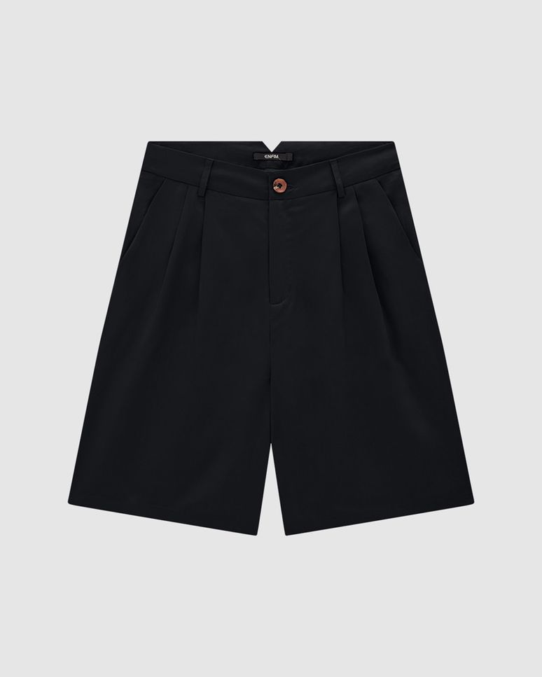 Bermuda Alfaiataria Feminina Em Liocel - ENFIM