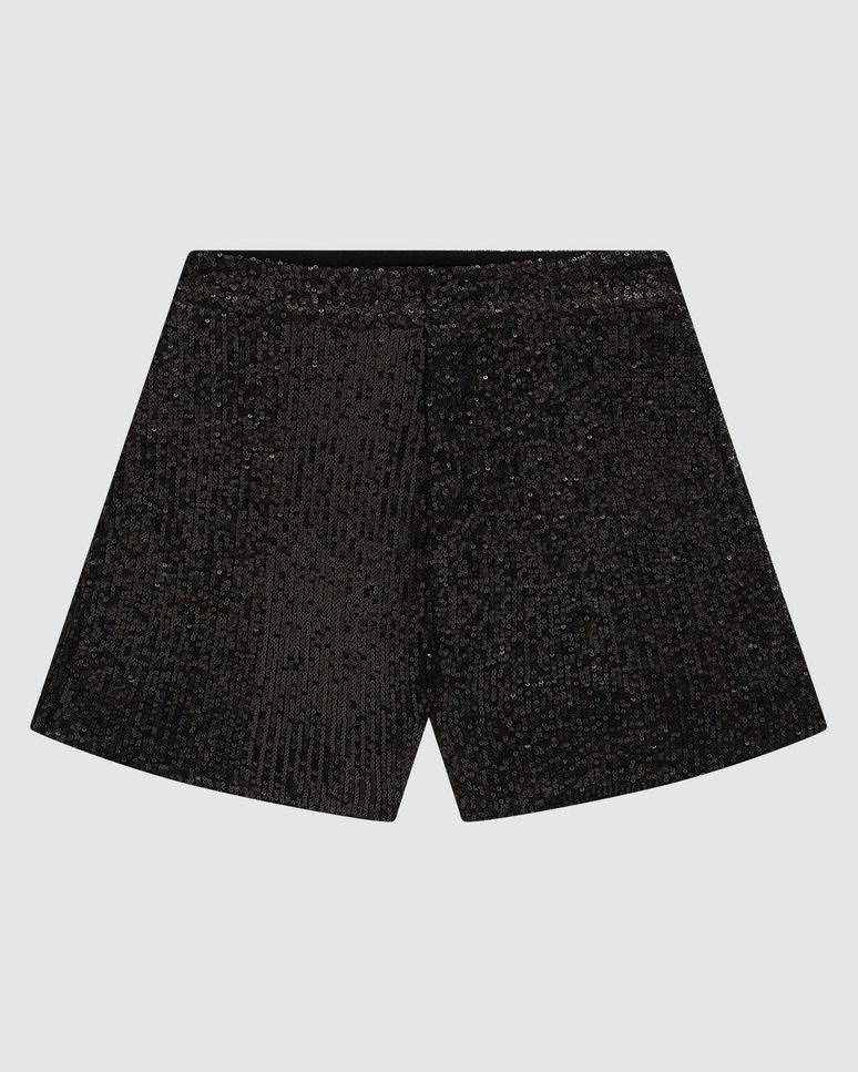 Shorts Reto Feminino Em Paetê - ENFIM