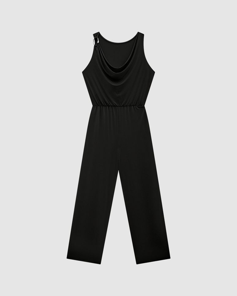 Macacão Feminino Alça Argola Metálica Em Malha Conforto Dry - ENFIM