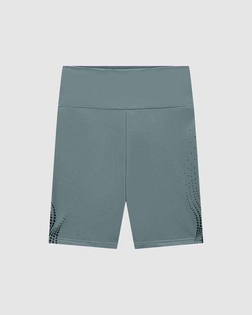 Shorts Feminino Estampa Lateral Em Malha Dry E Proteção UV50+ - ENFIM