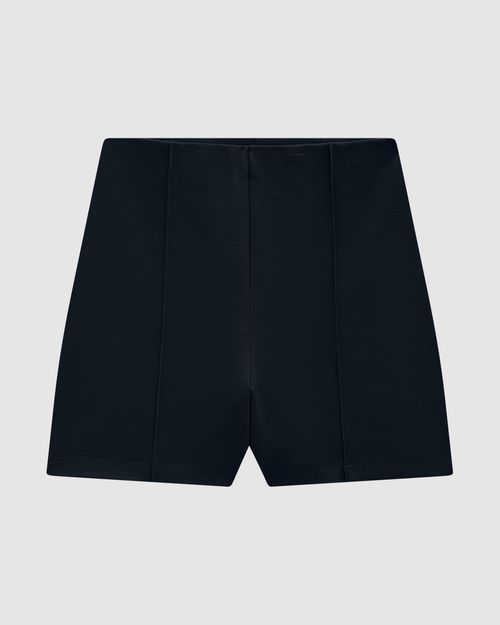 Shorts Feminino Amplo Em Malha Interlock - ENFIM