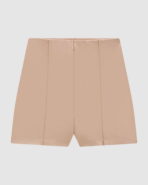 Shorts Feminino Amplo Em Malha Interlock - ENFIM