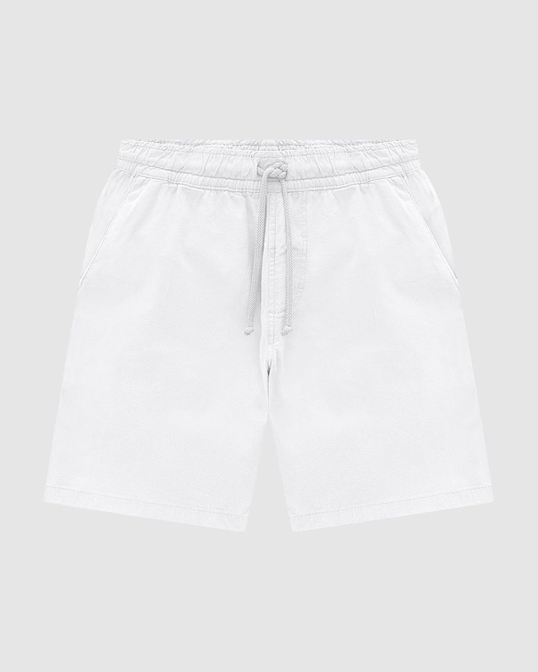 Shorts Jogger Masculino Cós Elástico Em Sarja Com Elastano - ENFIM
