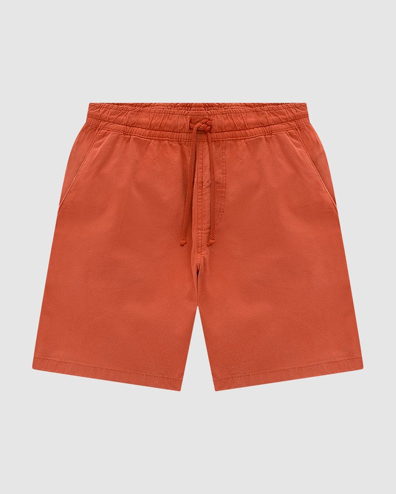 Shorts Jogger Masculino Cós Elástico Em Sarja Com Elastano - ENFIM