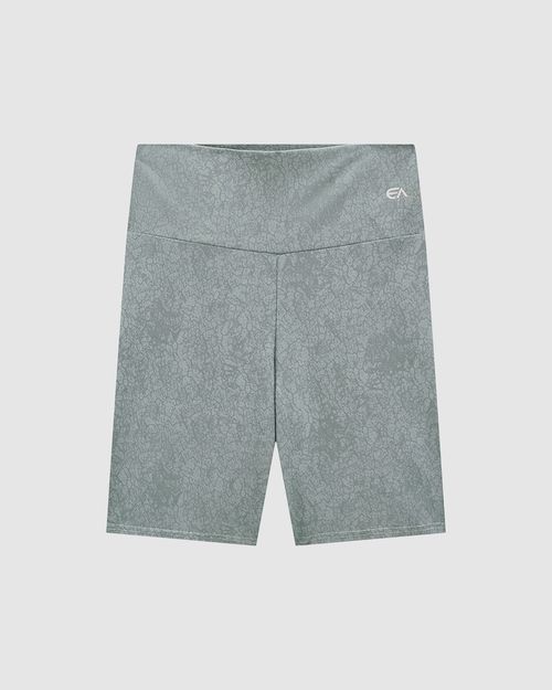 Shorts Feminino Estampado Bolso Costas Em Malha Com Dry - ENFIM
