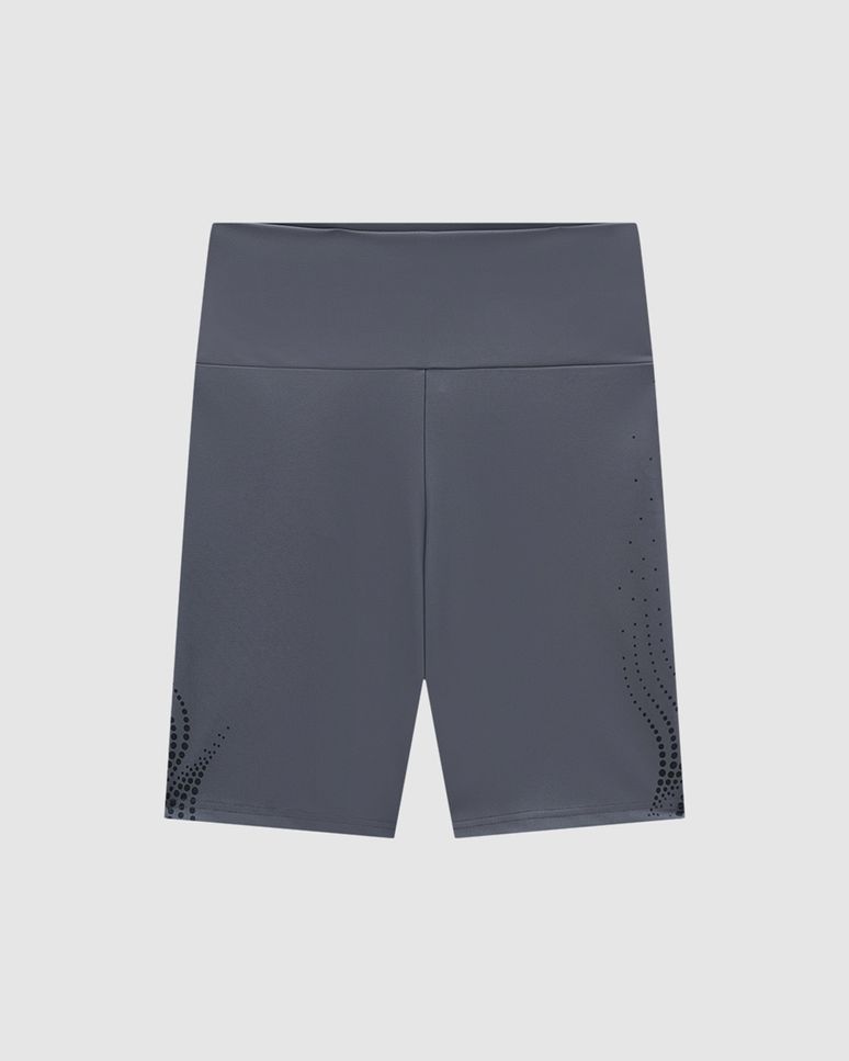 Shorts Feminino Estampa Lateral Em Malha Dry E Proteção UV50+ - ENFIM