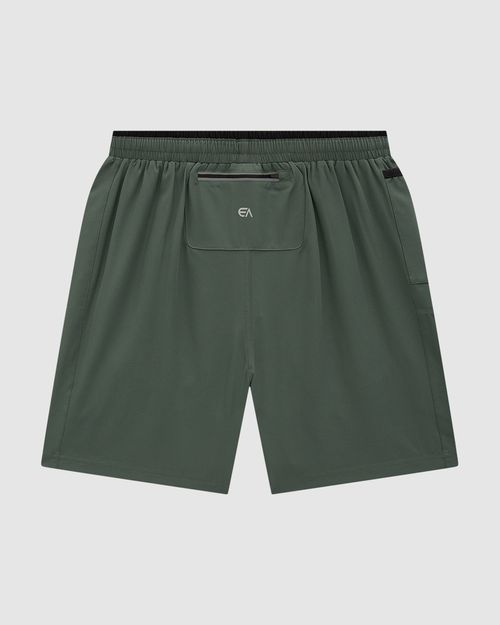 Shorts Reto Masculino Bolso Costas Zíper Em Tafetá Com Elastano - ENFIM
