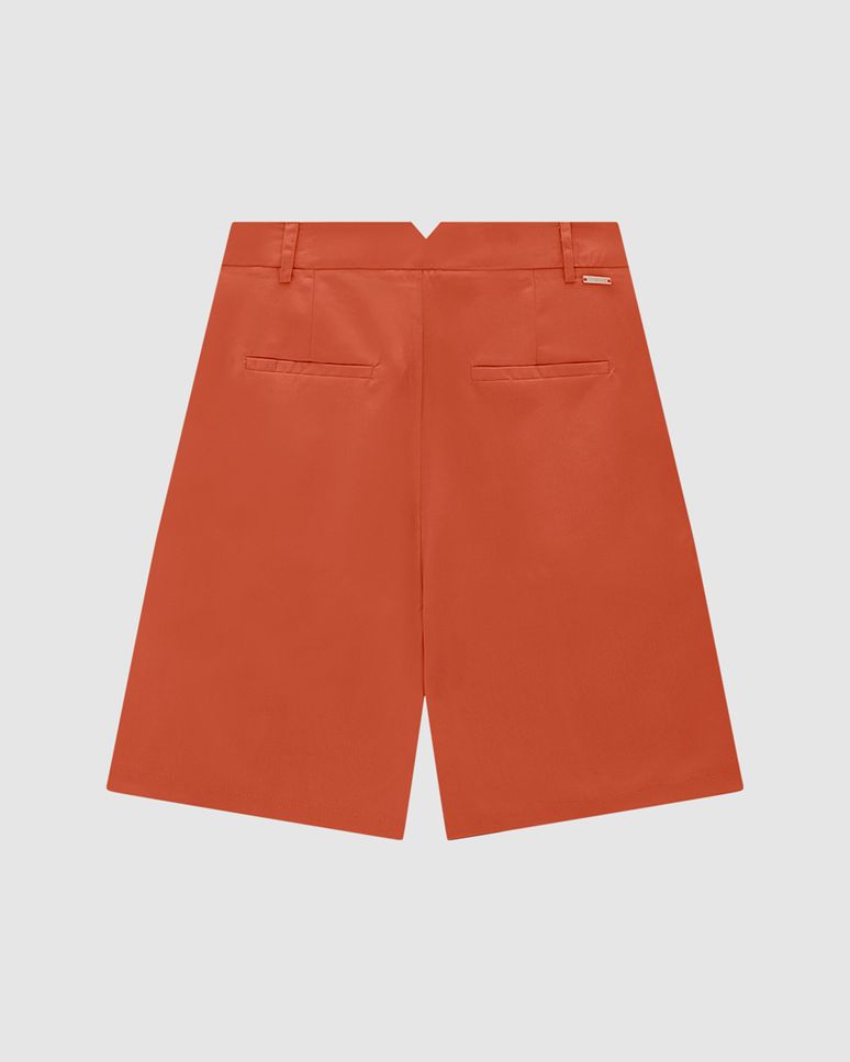 Bermuda Alfaiataria Feminina Em Liocel - ENFIM