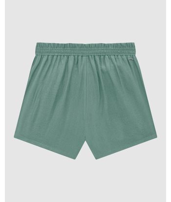 Shorts Clochard Feminino Com Amarração Em Viscose - ENFIM