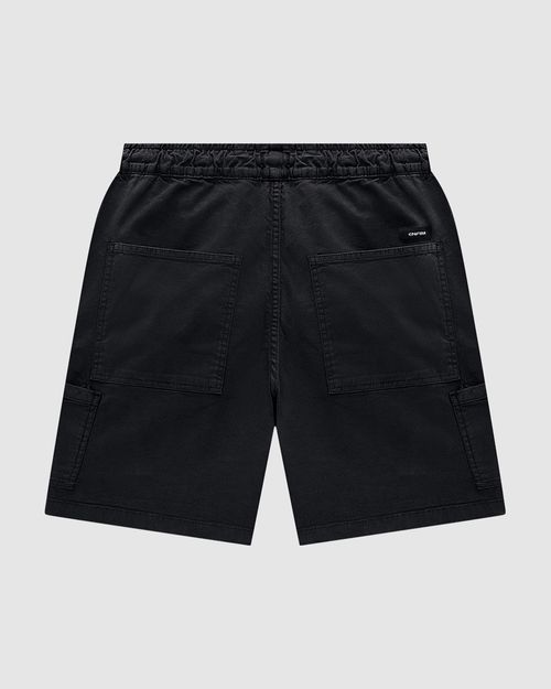Bermuda Jogger Masculina Bolso Lateral Em Sarja Com Elastano - ENFIM