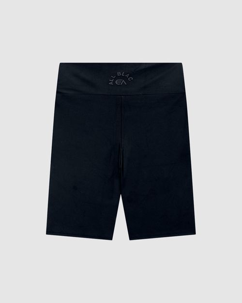 Bermuda Feminina Recorte Tule Frontal Tecnologia LYCRA® Black - ENFIM