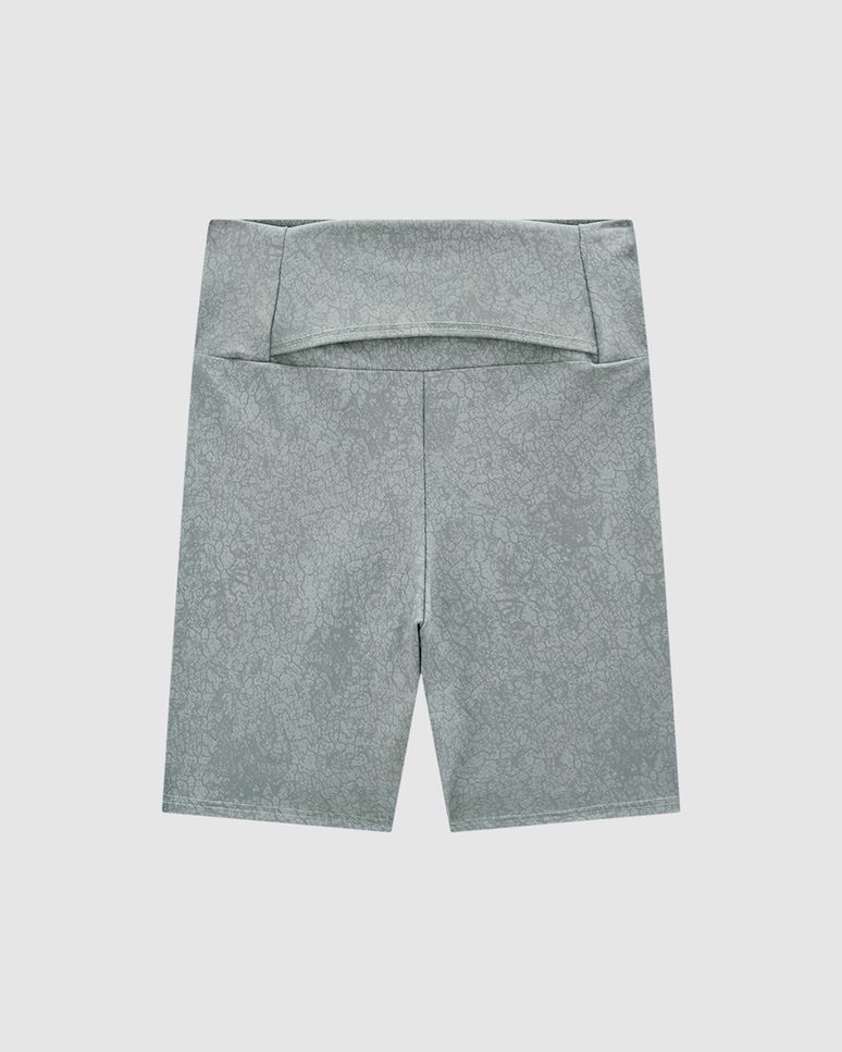 Shorts Feminino Estampado Bolso Costas Em Malha Com Dry - ENFIM