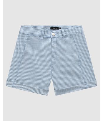 Shorts Alfaiataria Feminino Cintura Alta Em Jeans Jacquard - ENFIM