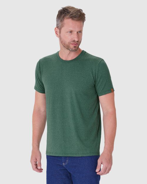 Camiseta Movimento Masculina Decote Redondo Em Malha Anti Odor