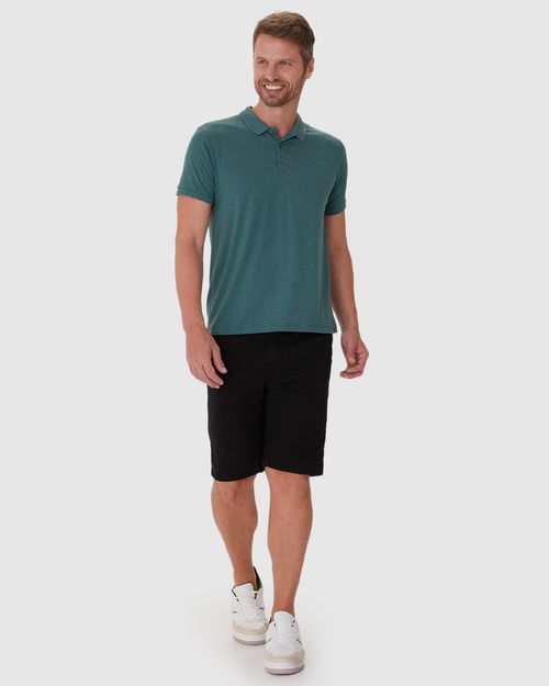 Bermuda Tradicional Masculina Em Sarja Com Elastano