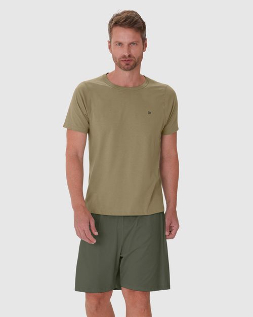 Pijama Masculino Camiseta E Shorts Em Algodão
