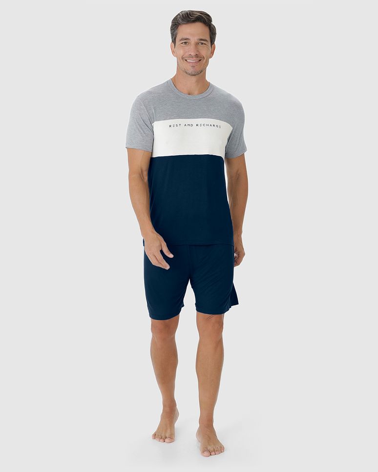 Pijama Masculino Rest And Recharge Em Viscose Stretch