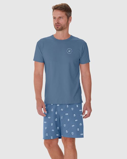 Pijama Masculino Stories And Moments Em Algodão