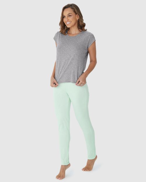 Blusa Feminina De Pijama Em Malha Viscose Stretch