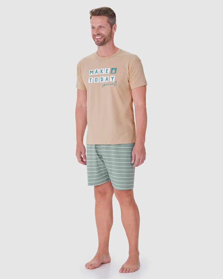 Pijama Masculino Make Today Special Em Algodão - Especial Natal