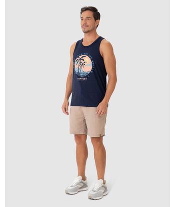 Regata Masculina Refresh Em Algodão