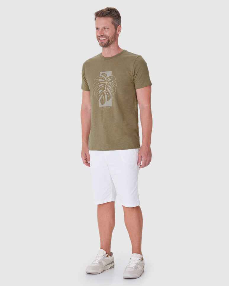 Camiseta Masculina Connect With Nature Em Malha Flamê