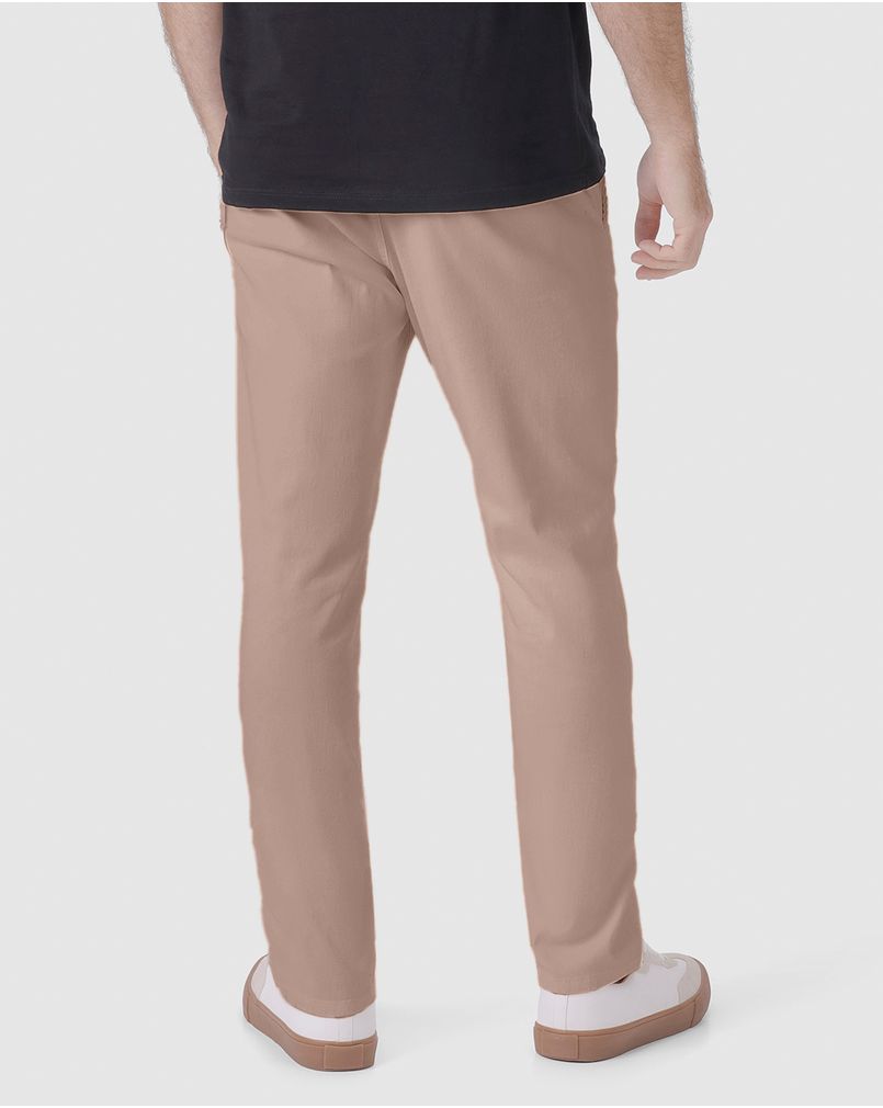 Calça Chino Masculina em Sarja com Elastano - Conforto e Estilo