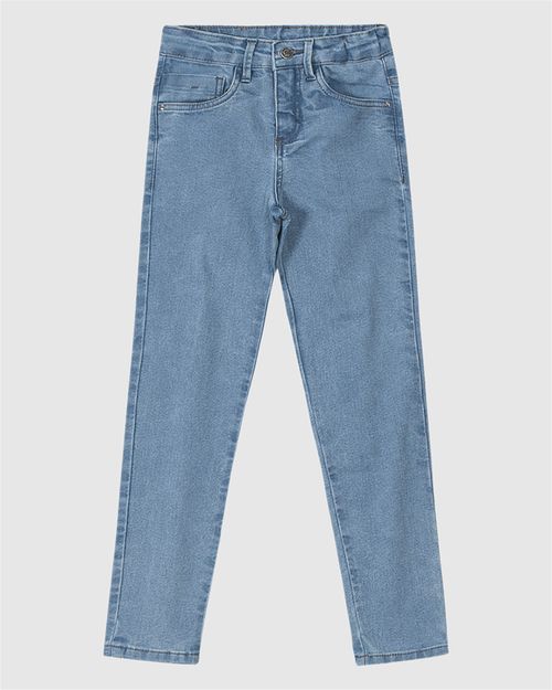 Calça Menino Skinny Em Jeans Elastano Carinhoso